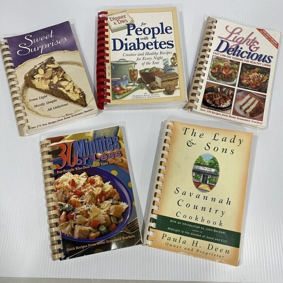 Lot of 5 Small Town, Community, Church, School Cookbooks, Desserts - Picture 2 of 8